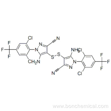 1H-Pyrazole-3-carbonitrile,4,4'-dithiobis[5-amino-1-[2,6-dichloro-4-(trifluoromethyl)phenyl]- CAS 130755-46-3